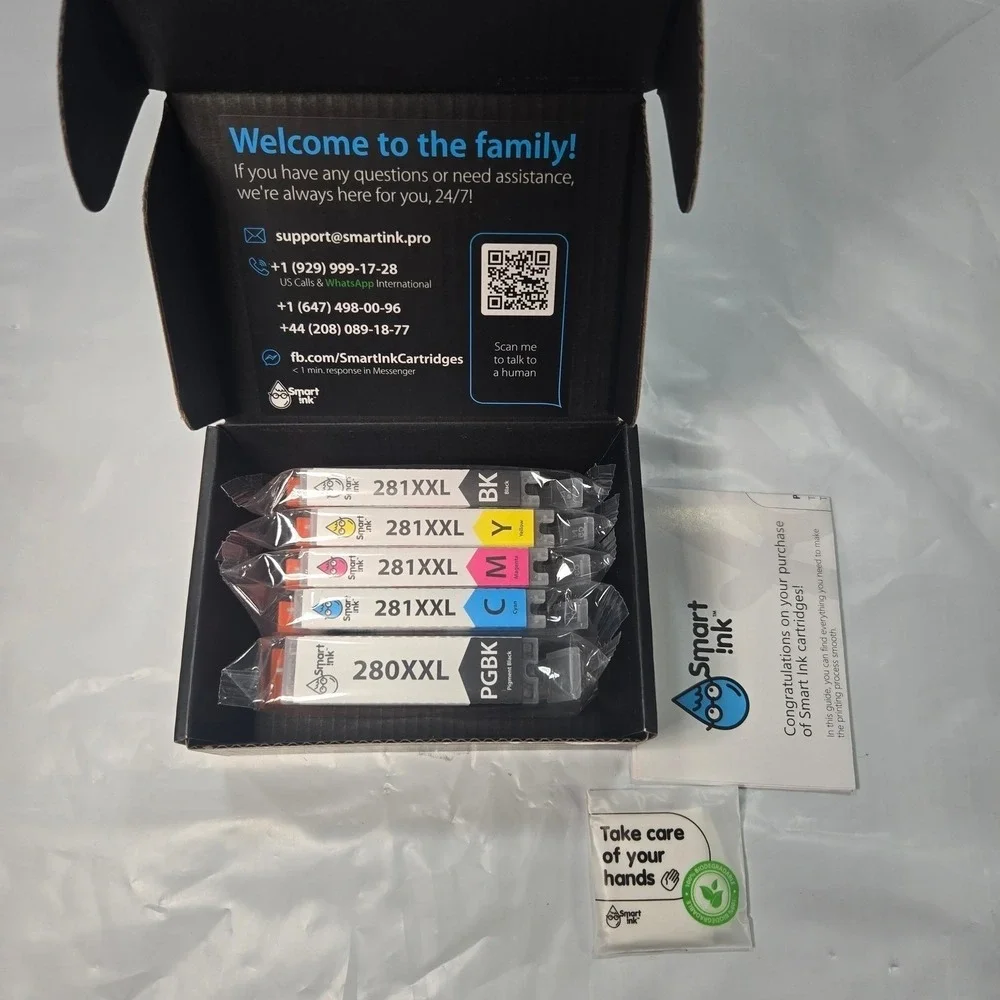 Smart Ink 280XXL 281XXL Compatible Ink Cartridges 5 Pack Combo PGBK C M Y BK